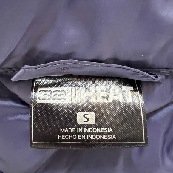 32 Degrees Heat Ladies’ Lightweight Packable Puffer Vest Sz Small, purple - Picture 8 of 10